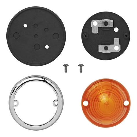 ProPlus Seitenmarkierungsleuchte orange Ø70mm – Ideal für Anhänger und Wohnwagen