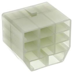 AMP FASTIN-FASTON Crimpkontaktgehäuse - Buchse aus Nylon 6.6, 11-polig, 6.35mm - TE Connectivity