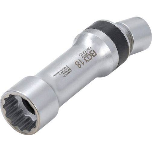 BGS 6849 - 18mm Zündkerzeneinsatz mit Haltefeder, Zwölfkant-Antrieb